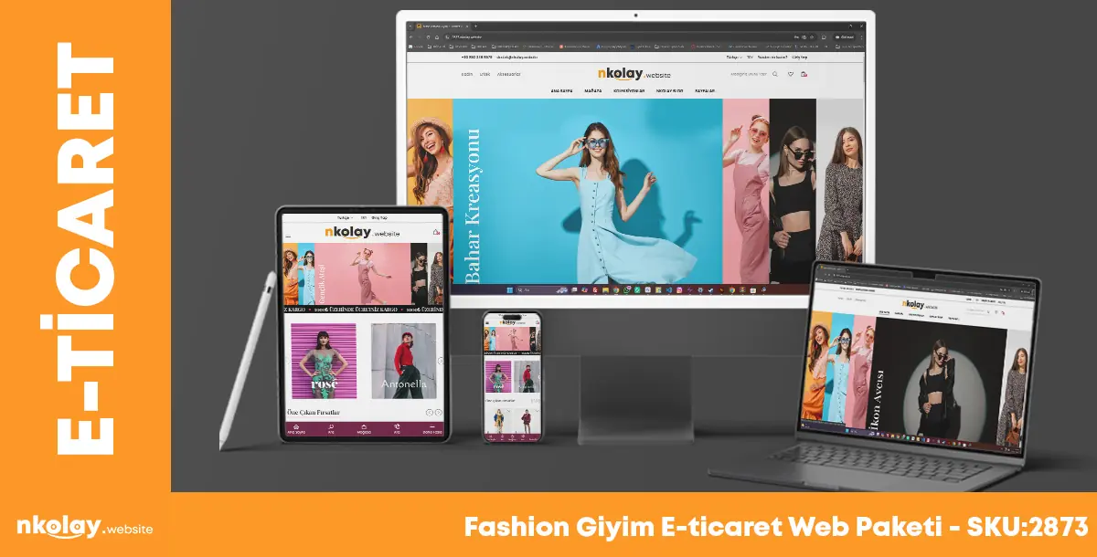 Fashion Giyim E-ticaret Web Paketi (SKU:2873)